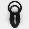 Meselo Vertraging Vibrerende Cockring Ejaculatie Vertraging Siliconen Speeltjes voor Mannen USB Opgeladen Penis Ringen Vibrator Volwassen Spelletjes T205195394