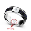 New Smart Ring Hot Sale Double Chip For Xiaomi Huawei Android Smartphone Best Couple Gift Smart Digital Steel NFC Ring