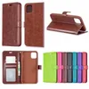 Crazy Horse Flip Cover ID Slot Leather Wallet Case for iphone 11 pro max XR XS MAX 6 7 8 PLUS Samsung S10 PLUS S10e NOTE10 PLUS S9