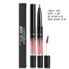 HANDAIYAN 2 In 1 Matte Lip Gloss + Lip Liner Pencils 14 Color Waterproof Long Lasting Pigments Nude Color Pen makeup DHL free