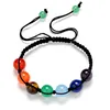 7 Yoga Chakra Bracelet charme Reiki Pierre Naturelle Guérison Équilibre Bracelets Bouddha femmes hommes bijoux de mode Will et Sandy