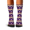 Homem LSU Tigers futebol basquete Roxo e Ouro Meias de Algodão Retro Leve Running Fantasia preto branco Tie tingimento Footba2924793