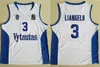 Lithuania Prienu Vytautas Basketball Jersey 1 Lamelo Ball 3 Liangelo Ball Mundli 99 Lavar Ball Men Taberty Drużyna Niebieska biała zszyta najwyższa jakość