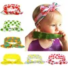 24 Styles Mixed DIY tied knot baby rabbit ear hair bands adjustable cotton headband colorful printing topknot