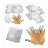 Aluminiumfolie Nail Art Soak Off Acrylgelpoliermittel Nagelentfernung Wraps Entferner Makeup Tool Nail Carel