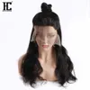360 Full Lace Human Hair Wigs Brazilian Body Wave Lace Frontal Pärlor för svarta kvinnor per plockade 150% densitet brasilianska Virgin Hair Wigs