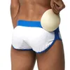 Men's Cotton Pouch Briefs Men's Sexy Fashion Padded Thermal Underwear Removable Pad of Butt Lifter Good Quality