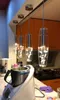Hotel Luxus LED Esszimmer Wohnzimmer Pendelleuchten Glas Vase Flaschen Licht Kristall Blumen Kronleuchter Bar Theke Restaurant