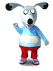 Högkvalitativ Big Ear Lazy Dog Cartoon Mascot Kostym Fancy Dress Vuxen Storlek Kläder