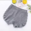 Summer Girls Shorts Lace Girl Calças de Segurança Cor Sólida Underwear Shorts Bolinhos Buinhos Boutique Kids Roupas 5 cores 7pcs DW5458