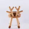 Tabouret fauve chaise animal meuble enfant cadeau maternelle bois massif petites chaises