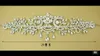 Echt beeld bling zilver hoofdeces vrouwen bruiloft accessoires bruids tiaras Hairgrips Crystal Rhinestone sieraden voorhoofd haar kronen hoofdbanden