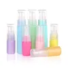 Preço de fábrica Macaron Esvaziar PET frasco plástico colorido portátil de viagens de embalagem recipientes cosméticos Para Perfume Hand Sanitizer LX2071
