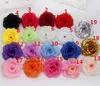 Hot Artificial Rose Flower Heads Doek Decoratieve Bloemen Party Decoratie Trouwmuur Bloem Boeket Wit Kunstmatige Rozen Boeket 8 cm