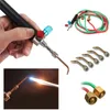 5 tips in box Micro Mini Gas Little Torch Lassen Soldeer Kit Koper en Aluminium Sieraden Reparatie Making Tools