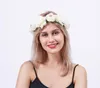 Czechy Kwiat Floral Hairband Dla Kobiet Korona Opaska Party Wedding Bride Beach Nakrycia głowy Ornament Akcesoria do włosów GB613