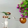 Robinet coloré casserole concave en verre Bongs en verre Brûleur à mazout Conduites d'eau en verre Plates-formes pétrolières sans fumer