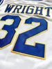 Alfândega Randy Moss High School Jersey Men's All Stitched Frete grátis Malha de qualquer nome Blue