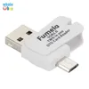 Kleur hoge efficiëntie Universele kaartlezer Mobiele telefoon PC-kaartlezer Micro-USB OTG Kaartlezer OTG TF / SD Flash-opslag Hogel