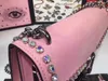 2022 New G Chain Bag Women's Top Messenger Bag Summer Handbag Fashion Counter Counter Leather Square Bag