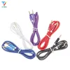 100pcs/lot 3.5mm durable o Cable Nylon Braid candy Car AUX Cable Headphone Extension Code for Phone MP3 Car Headset Speaker2493878