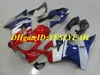 Injection mold Fairing kit for Honda CBR600F4I 01 02 03 CBR600 F4I 2001 2002 2003 ABS White red blue Fairings set+Gifts HY41