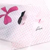 Cadeau cadeau design en gros 100pcs / lot 20 * 25 cm rose doux amour emballage sacs pour t-shirt shopping shopping avec point bow1