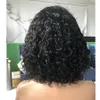 Cheia do laço Perucas Pré Arrancadas Com o Cabelo Do Bebê 130% Densidade Encaracolado Parte Dianteira Do Laço Perucas de Cabelo Humano Remy cabelo brasileiro