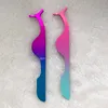 Hot False Eyelashes Tweezers Lash Applicator Eyelash Extension Curler Nipper Auxiliary Clip Clamp Beauty Makeup Tools