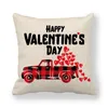 Household Decorative Throw Pillows Cases Love Letter Pillow Case Breathable Square Cushion Cover for Valentine Day 72 Styles3906981