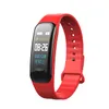 C1 Plus Cor de cor Smart Pulseira Pressão de sangue Monitor de Frequência de Coração Smart Relógio Fitness Sposts Smart WristWatch para Android iPhone