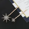 18 sztuk / zestaw księżyc Gwiazda Rhinestone Hairpin Hair Klip Włosy Pin Wedding Bridal Hairwear Akcesoria Headbands Kobiety Biżuteria Prezenty