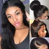 360 Kant Frontale Menselijk Haar Pruiken met Baby Haar voor Black Women 150 Dichtheid Kant Front Rechte Haar Pruiken Pre Pluked