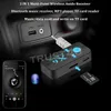 Auto bluetooth x6 muziekontvanger adapter 3.5mm jack draadloze handsfree car kit tf kaart lezer functie peren wit pakket