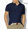 Polo estiva di marca di vendita calda Grande piccolo coccodrillo cavallo ricamo Polo da uomo Camicia di moda da uomo High Street Casual Top Tee