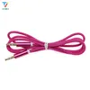 300pcs/działka hurtowy kabel audio 3,5 mm audio kablowy kabel samochodowy Aux Kabel przedłużacz dla mp3 dla telefonu kolorowe w magazynie DHL/FedEx