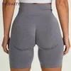 IWUPARTY Energy Biker short sans couture Gym course Scrunch Shorts femmes collants extensibles taille haute entraînement Sport Fitness