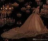 Robe de bal princesse élégante Quinceanera robes paillettes de cristal perles bretelles robes de soirée de bal sexy tenue de soirée formelle robe douce 16