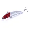 HENGJAI 100 pz/lotto Minnow plastica Richiamo Duro 9 cm 8.5g Galleggiante Pesca Artificiale Wobbler Bait con Treble hook 6 # gancio spedizione gratuita