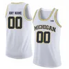 Custom NCAA Michigan Wolverines 13 Moritz Wagner 1 Charles Matthews 22 Duncan Robinson Stitched 2018 Final Four College Basketball Maglie