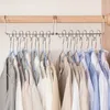 Clothes Hangers Hanging Chain Metal Cloth Closet Hanger Shirts Tidy Save Space Organizer Hanging for Clothes YQ01771