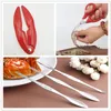 Ferrufood Tool Cracker Craber Lobster Brebster Lobster Crab Seafood Scissors Aço Inoxidável Caranguejo Fork Fork Gadgets