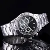 A Original 1 to 1 sales Hot NeW man Military Watch Stainless luxury Casual WristWatch steel quartz 40MM Watches clock male brand dating stylish men and women sports