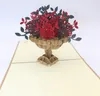 3D Handmade Lucky Negócios Cartões Criativo Bênção Wedding Obrigado Convites Festivo Partido Fontes