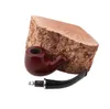 Boîte-cadeau de tuyau de tabac en bois massif d'anneau de séquoia Marteau sans flexion amovible portable