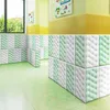 18MM Thick 3D Wandpaneele DIY Kinder Wandaufkleber Wasserdichtes Selbstklebende Tapete Wohnkultur für Wohnzimmer Schlafzimmer-Wand-Dekor