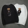 Winter thick bear print hoodies for men long sleeve pullover mens designer hoodies fashion o neck hoodies men free shipping