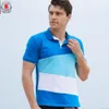 Gestreepte Zomer Mannen Polo Shirt Patchwork Korte Mouw Mannen Casual Polo Shirt Europa Size Hoge Kwaliteit Tops Polos Trend