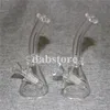 Super Mini Bong narghilè Spessore Heady Glass Dab Rigs Bubbler 4.5 Inch Oil Rig 10mm Femmina Beaker Water Bong
