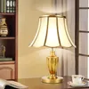 Amerikaanse koperen vloerlampen slaapkamer bedlampje moderne metalen glazen vloerlamp voor woonkamer voetschakelaar voor vloerlampen E27